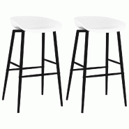 Chaises de bar lot de 2 blanc Modèle Titan Essence Pro - 8719883791241