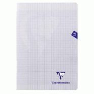 Clairefontaine Lot de 10 Cahier Mimesys A4, 96p./48 feuilles 90 g/m² piquées, coloris incolore, Séyès - 3329683931614