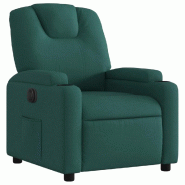 Fauteuil inclinable électrique Vert foncé Tissu Modèle Merlonora - 8721012168381