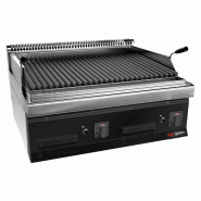 Grill à gaz en pierre de lave - 14 kW - Grille inclinable  - Mario 700 | GGM -GLK873C