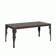 Itamoby Table Extensible 90X180/440 Cm Paxon Evolution Noyer Structure Anthracite - marron VE185TAPXNEVO-NC-AN
