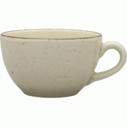 LUBIANA Tasse, série Aida, couleur crème, mouchetée de brun, 280 ml - PZ6304280