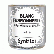 Peinture ferronnerie extérieur polyuréthane SYNTILOR blanc mat 0.375 l