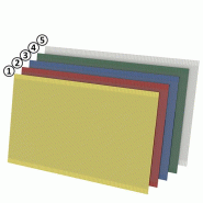 Pochette pour étiquettes autocollante ouverte latéralement 60mm - Lot de 50 Pochette pour étiquettes autocollante ouverte latéralement 60mm - Lot de 50