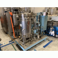 Skid bioreacteur lsl biolafitte inox 200 litres avec chemise d'occasion - référence : c6491 Skid bioreacteur lsl biolafitte inox 200 litres avec chemise d'occasion - référence : c6491