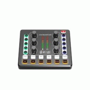 Table De Mixage Bluetooth Pour Enregistrement Et Chant En Direct Noir Or YONIS - noir 3615616947020 Table De Mixage Bluetooth Pour Enregistrement Et Chant En Direct Noir Or YONIS - noir 3615616947020