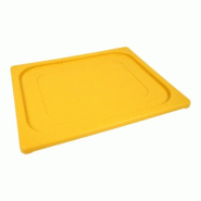 Couvercle Polypropylène Clippé GN 1/2 - HACCP Jaune - Gastroland - jaune plastique polypropylène 3701666009525