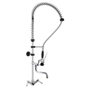 Douchette monotrou avec robinet intérmédiaire Douchette monotrou avec robinet intérmédiaire