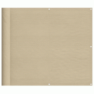 Écran de balcon beige 90x700 cm 100% polyester oxford Modèle Terrasse Horizon Plus - 4000179