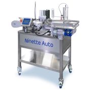 Étiqueteuse semi-automatique - Ninette Auto Mini - capacité 15 produits/minute - pour petits formats cylindriques