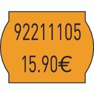 Étiquette format 26x16cm fluo orange - rouleau de 7500 étiquettes