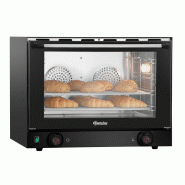 Four à convection électrique PRO 4 x GN 1/1, noire, 3000 W, 220 V - MONO