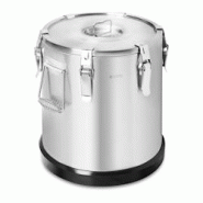 Helloshop26 - Conteneur isotherme inox alimentaire professionnel traiteur chaud froid (22 litres, double paroi isolée, couvercle 14_0004273 - 3000195 Helloshop26 - Conteneur isotherme inox alimentaire professionnel traiteur chaud froid (22 litres, double paroi isolée, couvercle 14_0004273 - 3000195