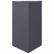 Helloshop26 - Jardinière bac lit surélevé plantes fleurs terrasse jardin triangulaire 50 x 43 x 75 cm acier anthracite 02_0038814 - 3000214056234 Helloshop26 - Jardinière bac lit surélevé plantes fleurs terrasse jardin triangulaire 50 x 43 x 75 cm acier anthracite 02_0038814 - 3000214056234