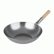 Hostelnovo del Valles Hostelnovo – Wok en acier trempé à fond plat, 35,6 cm - acier K297 Hostelnovo del Valles Hostelnovo – Wok en acier trempé à fond plat, 35,6 cm - acier K297