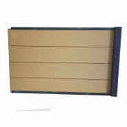 Kit extension complet pour clôture composite - 1,50 ML x 1,80 H (3 coloris) - Beige clair - Hauteur 180 cm - Longueur 150 cm_0