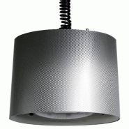 Lampe infra-rouge modèle « le tube» 75 C L max 1800 mm - Inox décor | Sofraca - 33002INXP