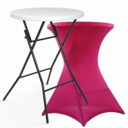 Mange debout pliant 110x80 et housse élastique rose