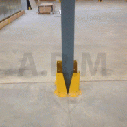 Protection d'angle 170X170Xht400, épaisseur 4 mm