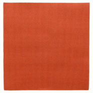 Serviette en ouate gaufré 2 plis terracotta 39x39cm - par 1200