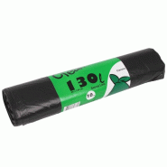 10 sacs poubelle 130 L (85 x 120 cm) noirs - 8414271039539