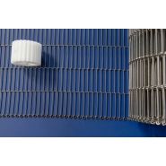 A-tapis à maille - bandes transporteuses métalliques - wirebelt -  pas des fils varie de 4,24 à 20,32 mm