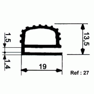 Bourrelet epdm 27 fermatic