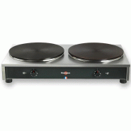 Krampouz Crêpière électrique double Standard  ø 35 cm - argenté CSCA7AA-KR