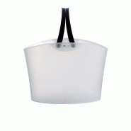 Panier libre service Shophie transparent 6L - compact et léger - idéal pour cosmétique, parfumerie et droguerie