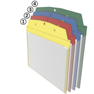 Pochettes transparentes autocollantes DIN A5 paysage -10 pièces Pochettes transparentes autocollantes DIN A5 paysage -10 pièces