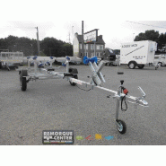 Porte-bateau pneumatique multirouleaux SW225 - roue 10' PTAC : 360Kg - 1 essieu - Reference G380PT18 13 pouces