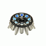 Rotor à angle fixe en aluminium pour 8 tubes de 50 ml ou 16 tubes de 15 ml - Ref.: GLH025 Rotor à angle fixe en aluminium pour 8 tubes de 50 ml ou 16 tubes de 15 ml - Ref.: GLH025