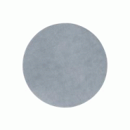 Stil Casa, set de 12 sous-plat unies, polyuréthane cousu, Ø 20 cm, finition dollar couleur bleu clair (glace). - STP20D-ICD Stil Casa, set de 12 sous-plat unies, polyuréthane cousu, Ø 20 cm, finition dollar couleur bleu clair (glace). - STP20D-ICD