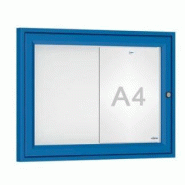 Vitrine extérieure Tradition peinte - Affichage simple face, 2 à 18 A4, Plexichocs 4 mm_0