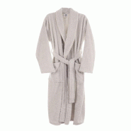 WellHome - Peignoir L/XL 100% Coton 360GSM couleur Beige - L/XL beige WH0585