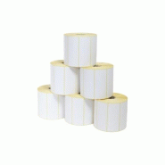 ZEBRA Étiquettes papier premium - Z-Select 2000D, 57 x 102mm, D127mm, noyau 25mm, 700 étiquettes/rouleau, thermodirect, permanent, - 12 pièces - 80