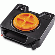 Bac de vidange PE 14 litres - Pour acides, produits chimiques, huiles et hydrocarbures - CEMO - 11973