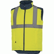 Gilet chaud haute visibilité réversible polyester oxford enduit pu - fidjihv Gilet chaud haute visibilité réversible polyester oxford enduit pu - fidjihv