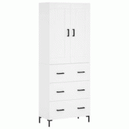 Helloshop26 - Buffet bahut commode armoire meuble de rangement organisateur cuisine salle de séjour salon haut 69,5 x 34 x 180 cm 02_0032668 - 300021 Helloshop26 - Buffet bahut commode armoire meuble de rangement organisateur cuisine salle de séjour salon haut 69,5 x 34 x 180 cm 02_0032668 - 300021
