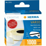 HERMA Recharge de 1000 pastilles Vario permanentes - 1051