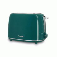 Menastyl - Grille pain retro 2 tranches en acier inoxydable bleu canard - 3256391050125