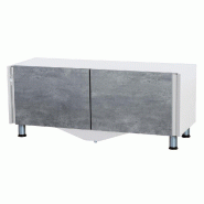 Meuble présentoir à tiroirs L120cm pour Banko Alveo - blanc avec façades personnalisables