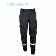 Pantalon de travail sécurité action - bandes réfléchissantes - coton/polyester - City Guard - Ref: city-10107R_0