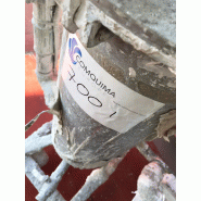 Pompe double membrane avec filtre gaf inox 15 litres sur chariot d'occasion - référence                        :                         c7001