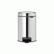 Poubelle de salle de bains 3 l brilliant steel BRABANTIA pedal bin newicon 3l