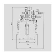 Réservoirs d´alimentation à pression contenu 2 litres - krautzberger - acier inoxydable