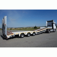 Semi remorques porte-engins max 50.1t, 2.8m -  3 essieux