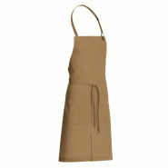 Tablier de service  bavette Dan beige