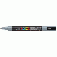 Uni-Ball Posca Marqueur Pointe fine - Gris - 4902778915905