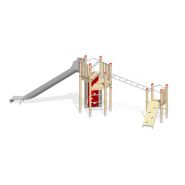 0-22530-700 - structures de jeux combinées - pro urba - dimensions : l 8,60 m x l 2,30 m